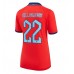 Maillot de foot Angleterre Jude Bellingham #22 Extérieur vêtements Femmes Monde 2022 Manches Courtes